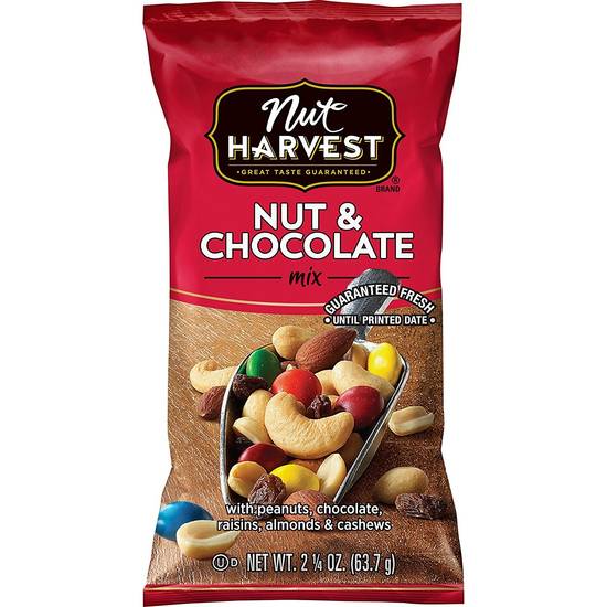 Order Frito Lay Nut Harvest Chocolate & Nut Mix food online from Exxon Food Mart store, Port Huron on bringmethat.com