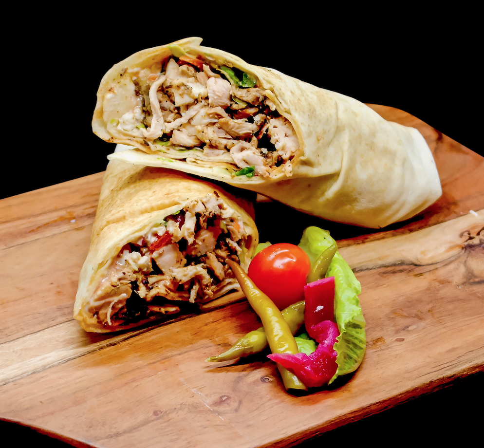 Order Chicken Shawarma Roll food online from Anar store, White Plains on bringmethat.com