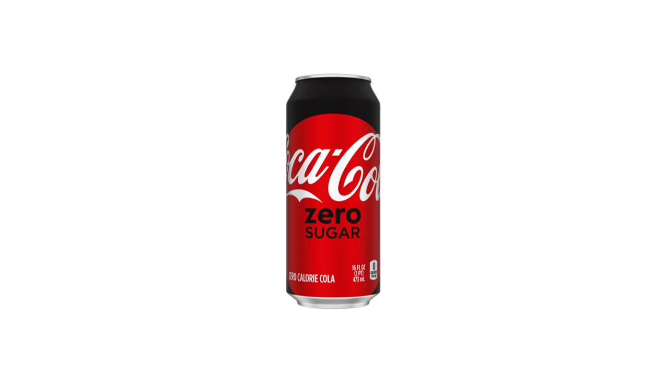 Order Coke Zero 16 oz Can food online from Rebel store, Pleasant Hill on bringmethat.com