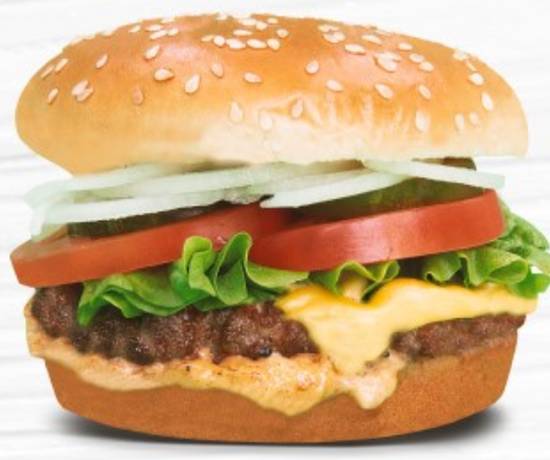 Order Classic 1/3 lb. Angus Beef Burger food online from Burgerim store, Riverside on bringmethat.com