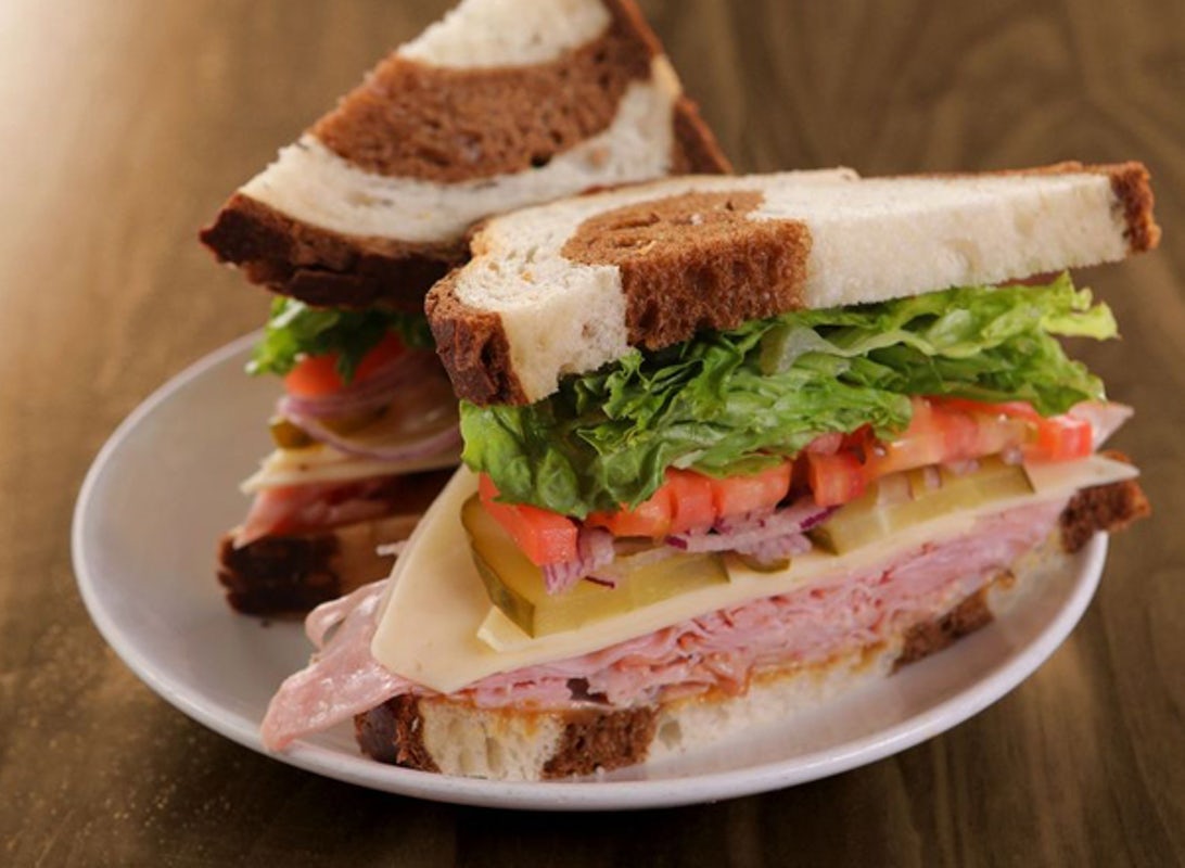 Order Honey-Cured Ham & Swiss food online from The Wildflower Bread Company store, Tempe on bringmethat.com
