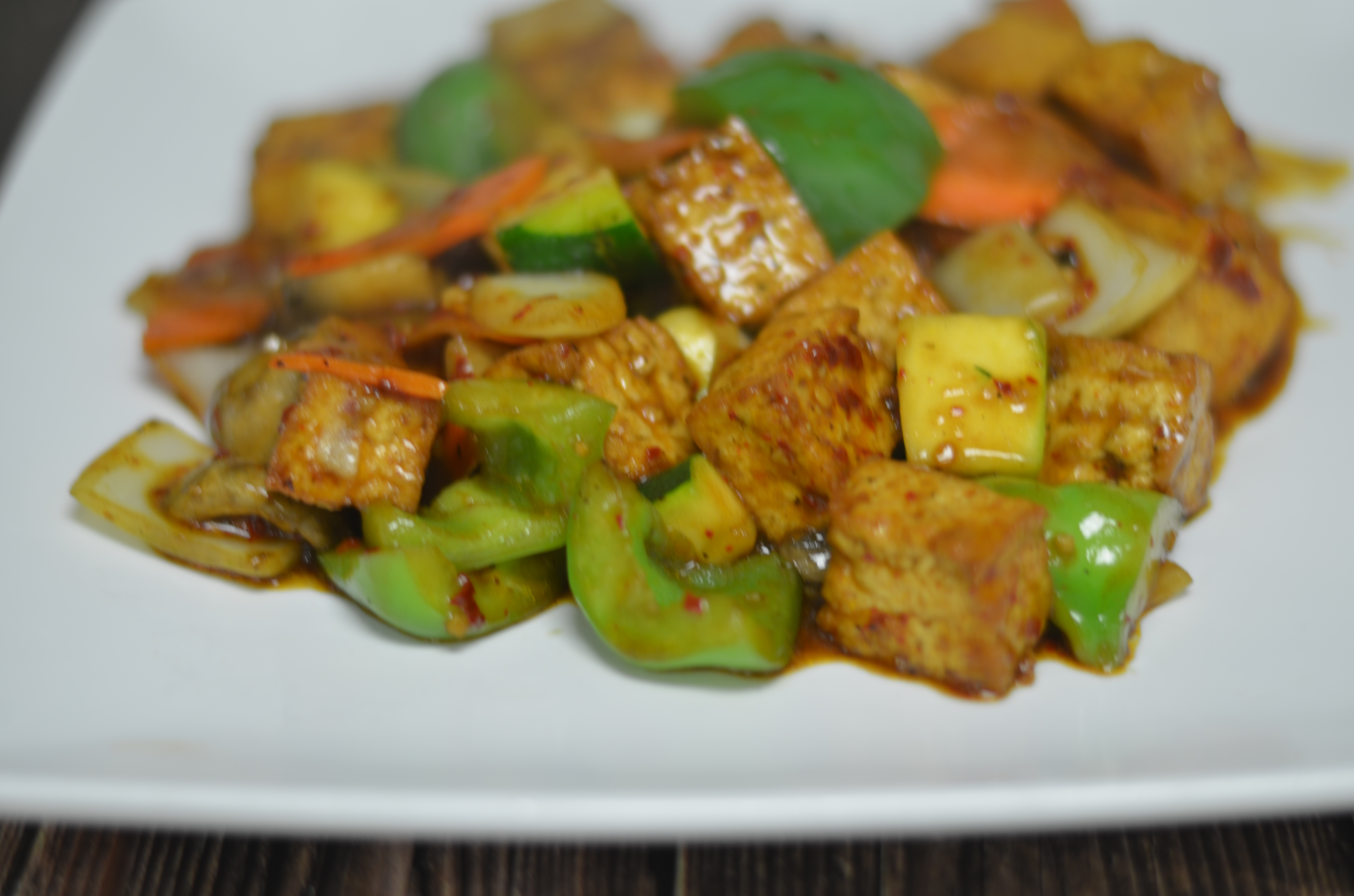 Order Hunan Tofu food online from Yumi Cafe store, Richmond on bringmethat.com