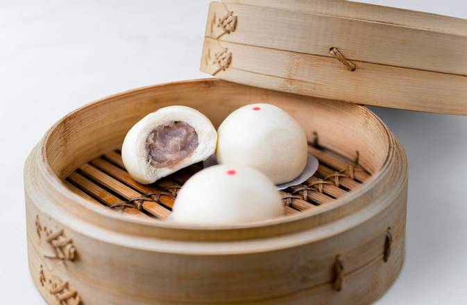 Order (Steam-At-Home) Sweet Taro Buns (6 each) food online from Din Tai Fung store, San Diego on bringmethat.com