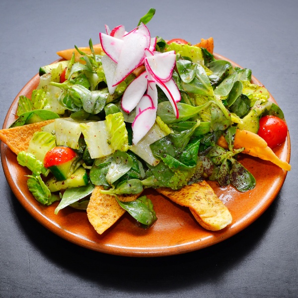 Order Fattoush Salad food online from 10e Restaurant store, Los Angeles on bringmethat.com