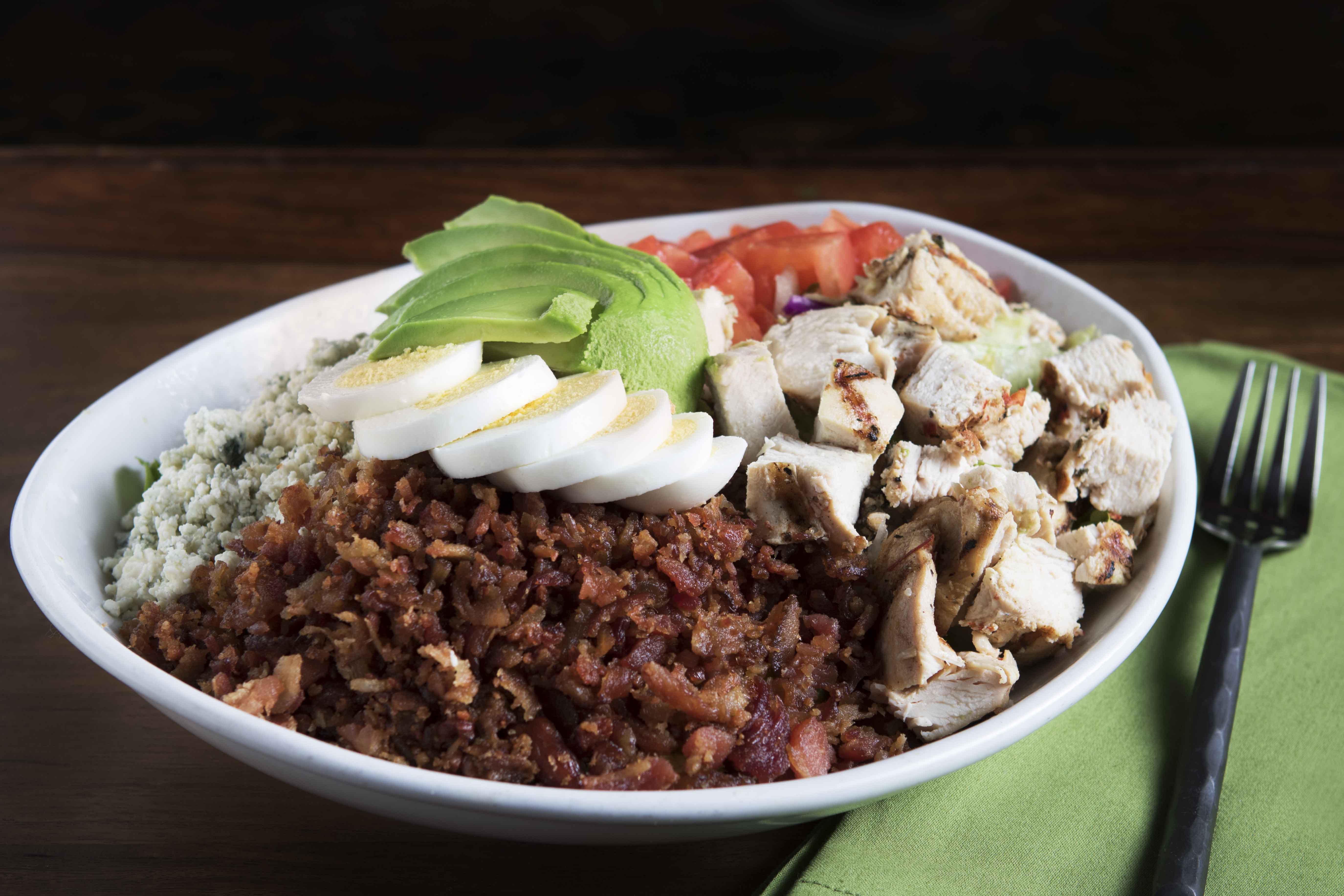 Order Cobb Salad food online from Pete's Restaurant & Brewhouse store, Yuba City on bringmethat.com