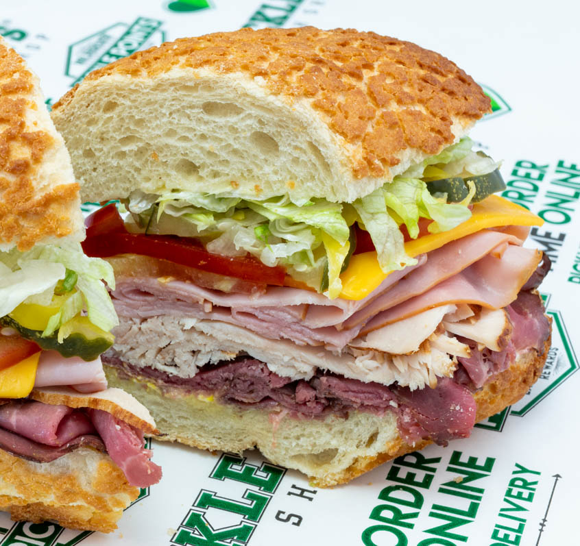 Order The Hero food online from Mr. Pickle Sandwich Shop store, Davis on bringmethat.com