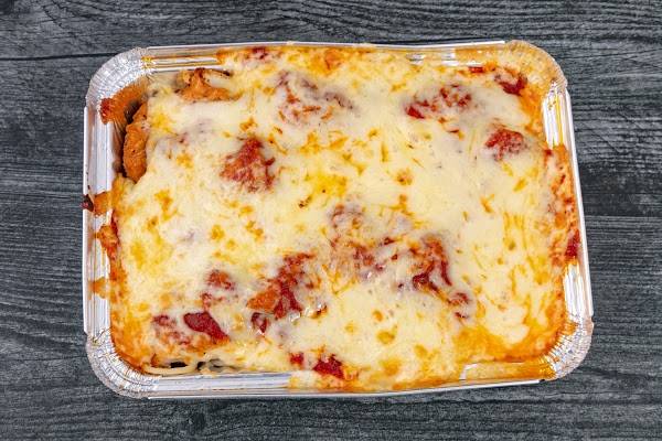 Order Pasta with Chicken Parm food online from Post Road Pizza store, Marlborough on bringmethat.com