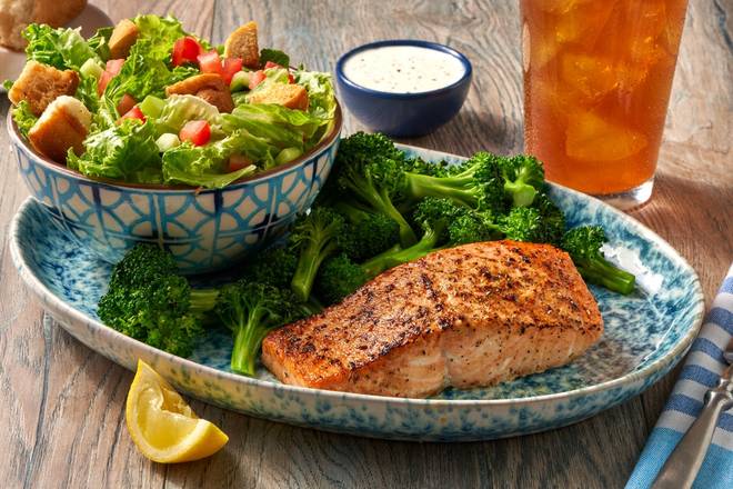 Order Lemon Herb Grilled Salmon food online from Cotton Patch Cafe store, Mansfield on bringmethat.com