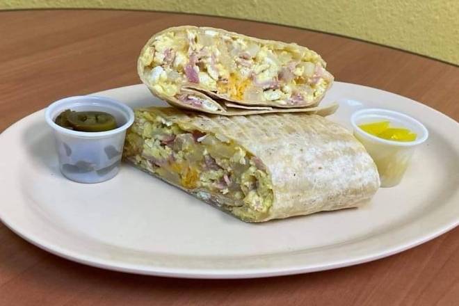 Order Breakfast burrito  food online from 8th Street Deli store, National City on bringmethat.com