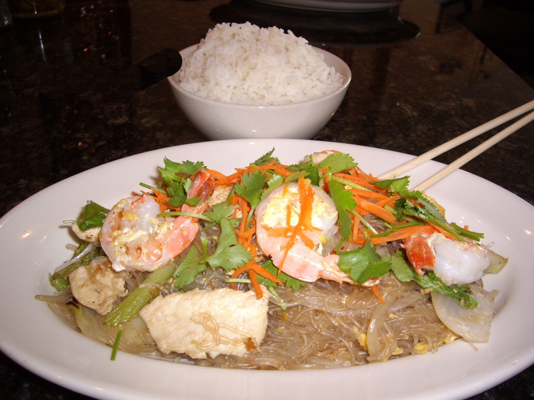 Order N4. Pad Woonsen Noodles food online from Thai Chalurn store, San Antonio on bringmethat.com