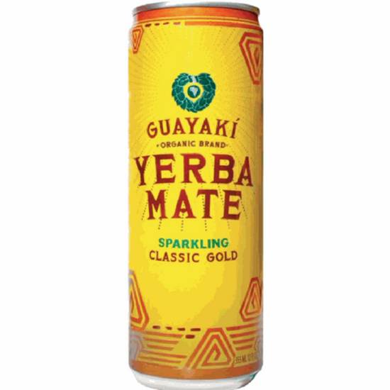 Order Guayaki Yerba Mate Sparkling Classic Gold - Can food online from IV Deli Mart store, Goleta on bringmethat.com