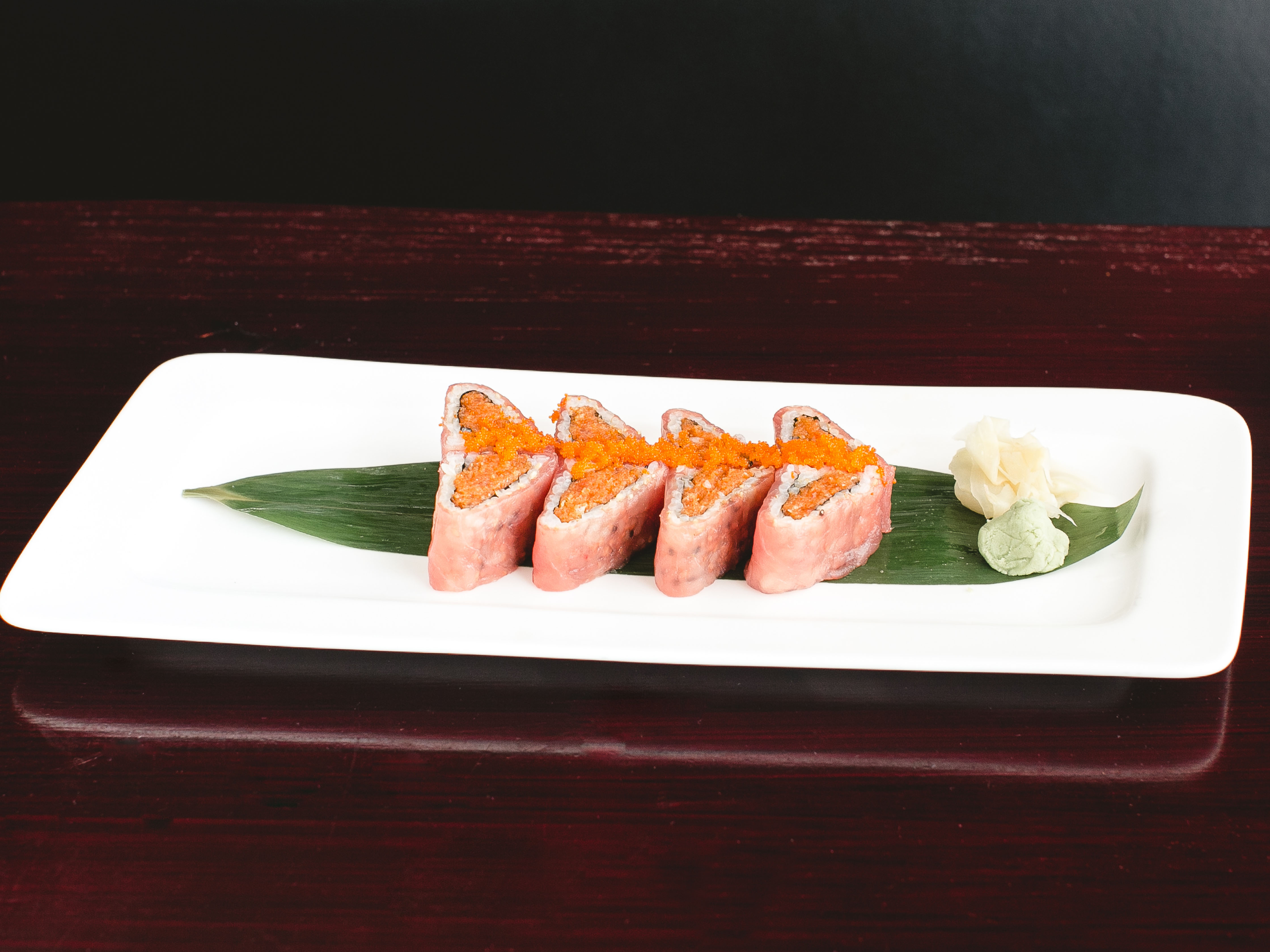 Order 4. Valentine Roll food online from Masami Japanese Hibachi And Sushi Bar store, Drexel Hill on bringmethat.com
