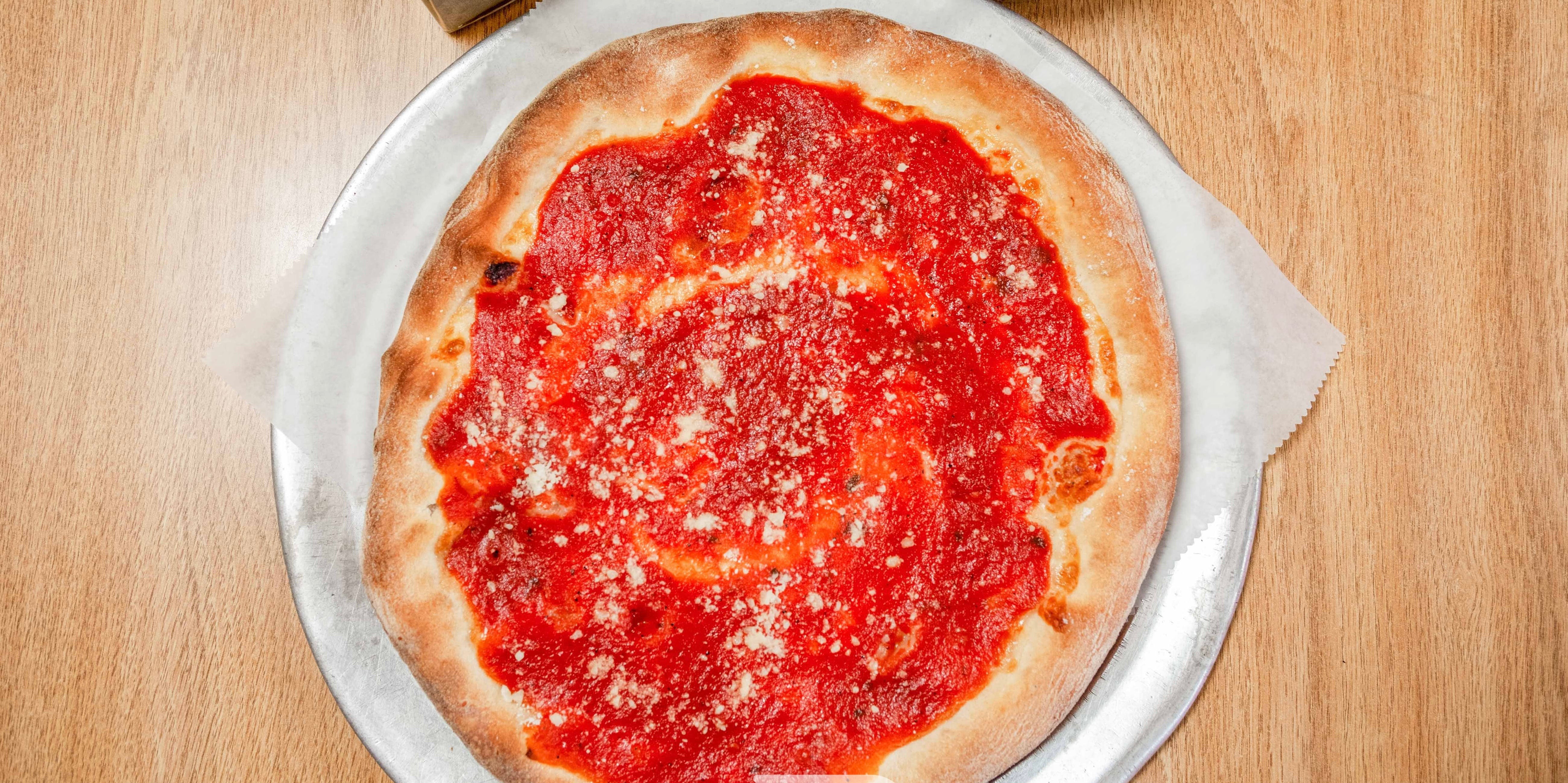 Order Red Top Pizza - Personal 10'' food online from Nonna Rosa Pizzeria store, Bridgeport on bringmethat.com