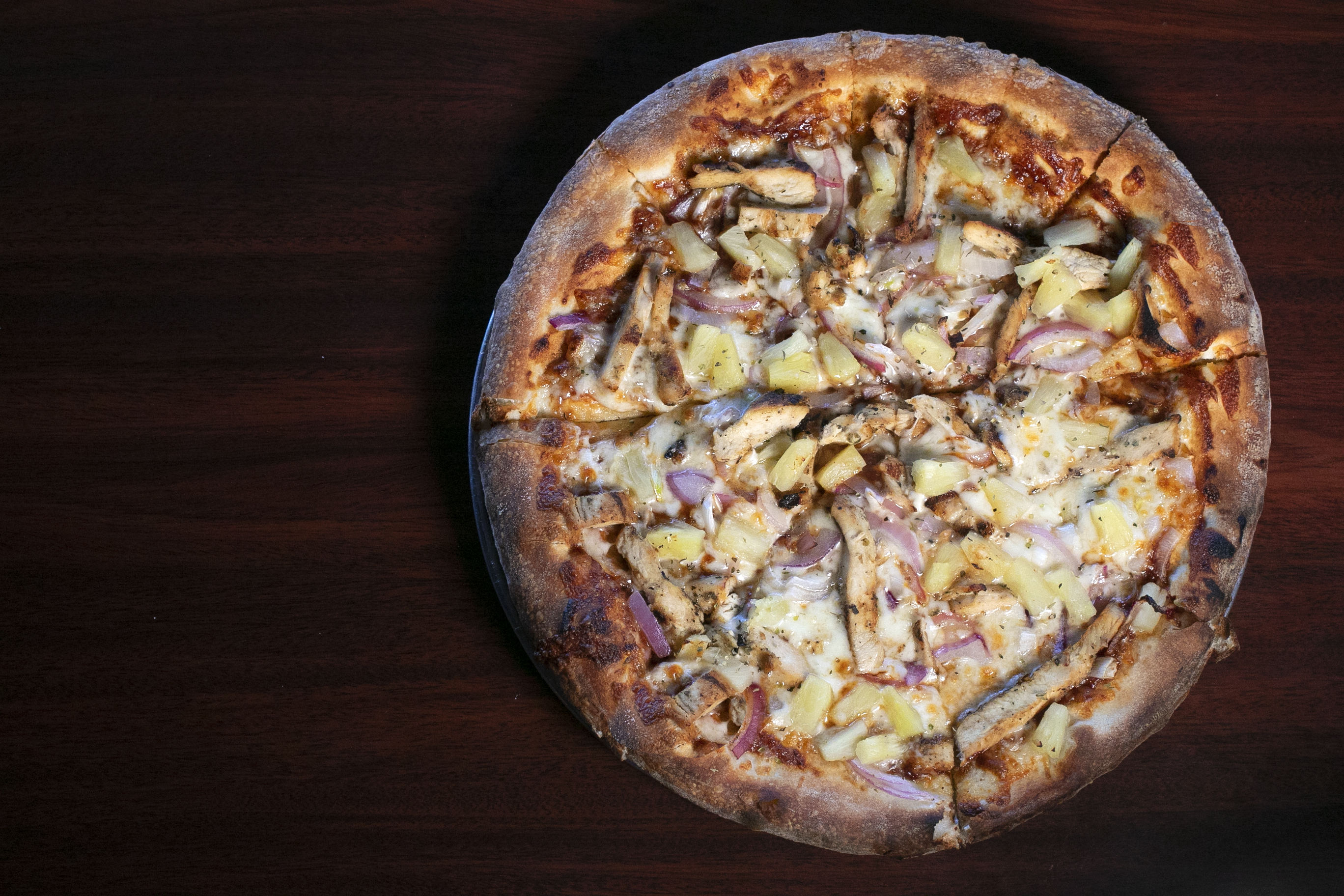 Order BBQ Chicken Pizza food online from Russo's New York Pizzeria store, Houston on bringmethat.com