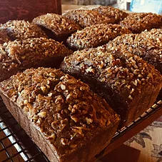 Order Large Loaf German Chocolate food online from Farmhouse Poundcakes store, Cornelia on bringmethat.com
