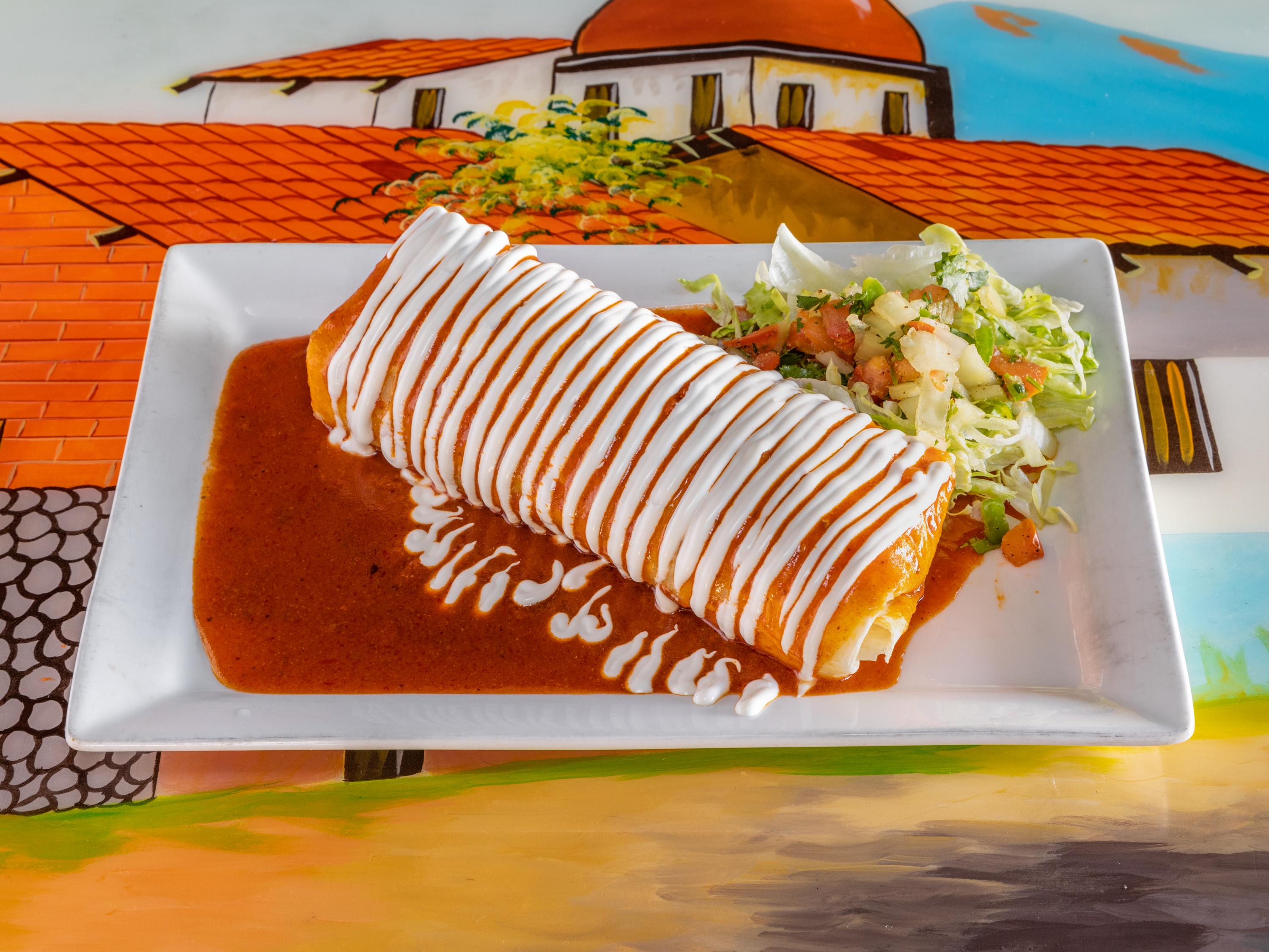 Order Fajita Burrito food online from Anaya Fresh Mexican Restaurant store, Tempe on bringmethat.com