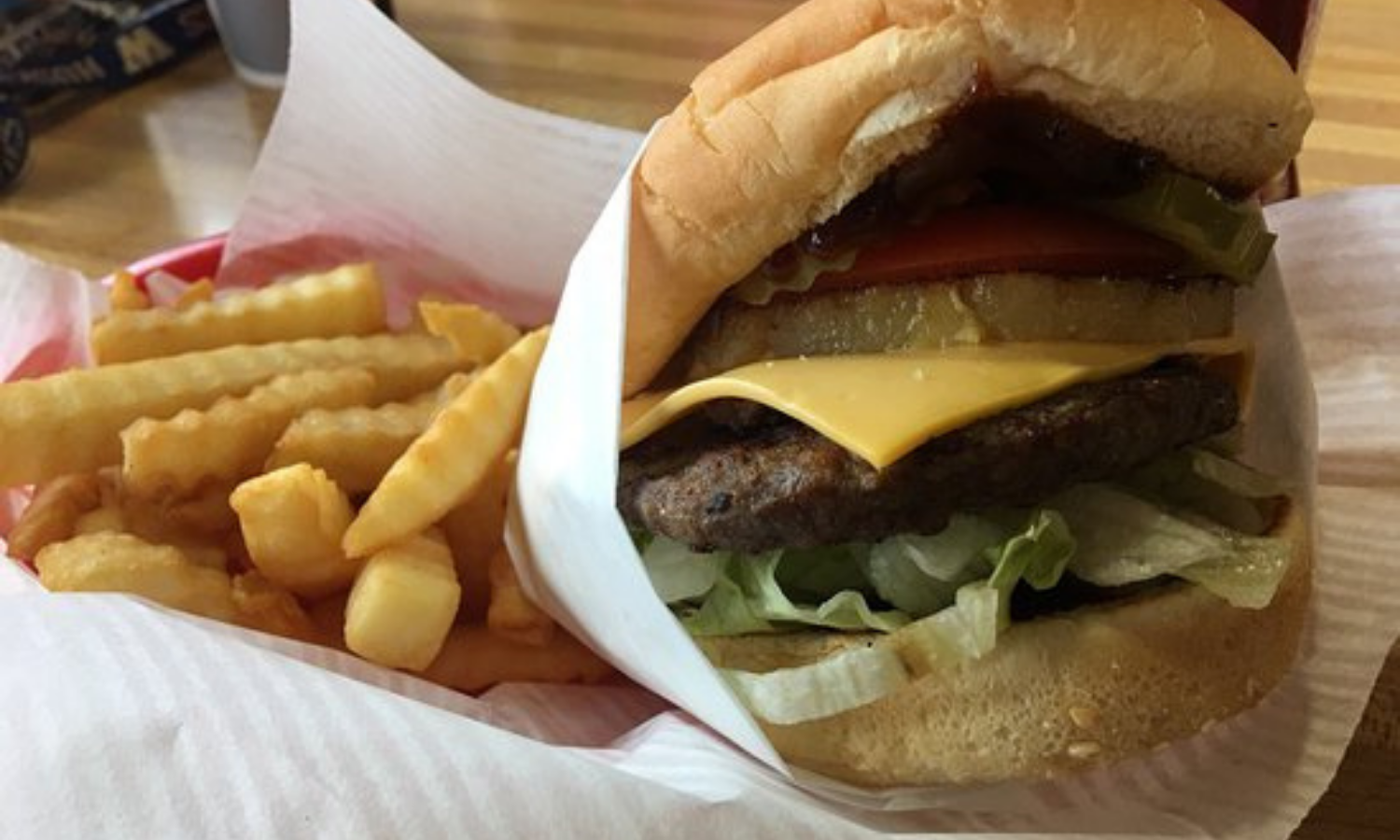 Order #4. Island Burger Combo food online from Beaverton Charburger store, Beaverton on bringmethat.com