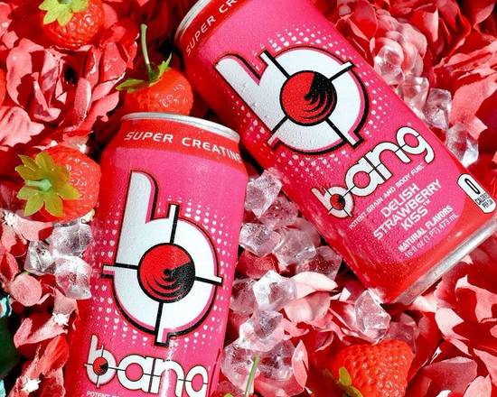 Order Bang /Energy Drink (16.0 oz) -Strawberry Kiss food online from Abc Discount Store store, San Diego on bringmethat.com