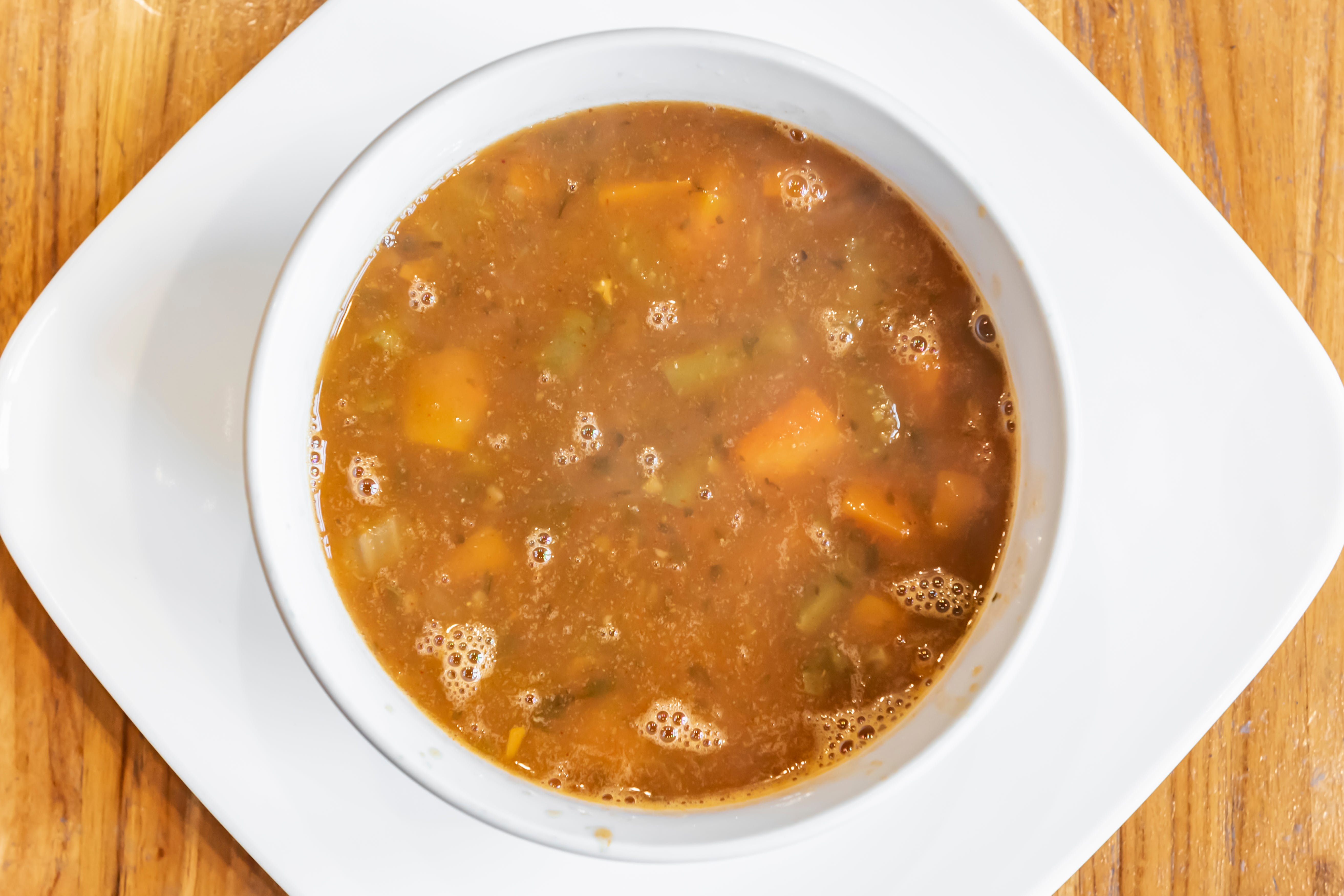 Order Minestrone Soup - Soup food online from Garrison Pizza Cafe Inc store, Garrison on bringmethat.com