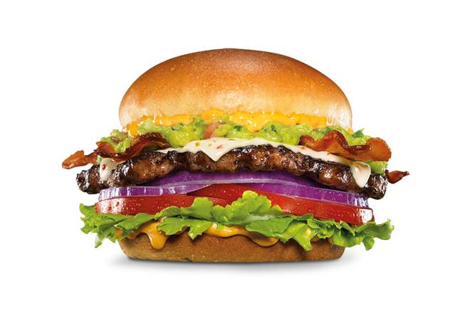 Order Guacamole Bacon Angus Burger food online from Carl Jr. store, Eureka on bringmethat.com