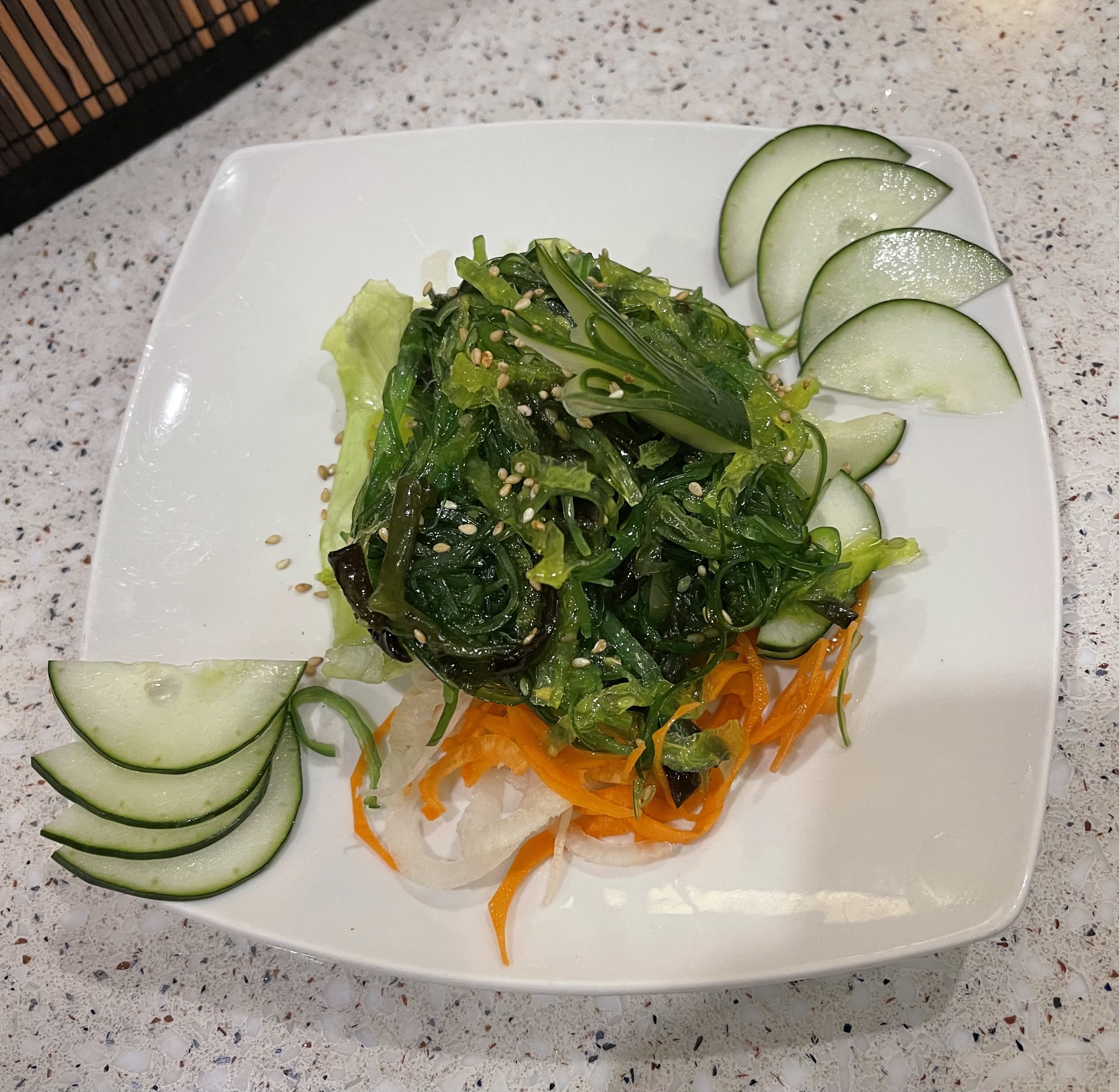 Order Seaweed Salad Appetizer food online from Kobe Japanese Restaurant store, Santa Clara on bringmethat.com