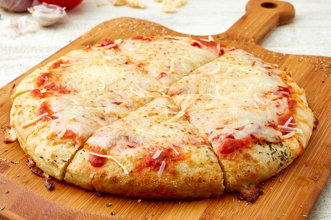 Order Double Cheese Pizza food online from Schlotzsky store, Athens on bringmethat.com