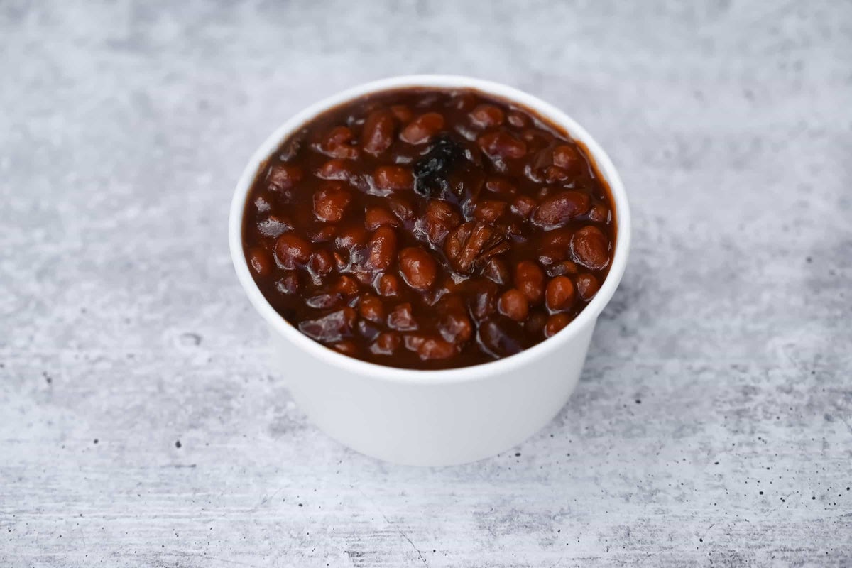 Order Baked Beans with Brisket food online from City Barbeque Beachwood store, Beachwood on bringmethat.com