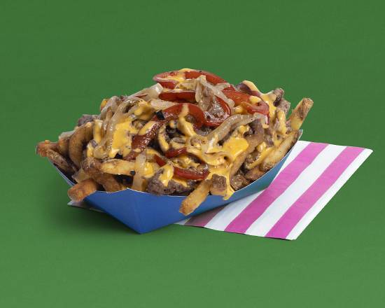 Order Philly Loaded Fries food online from Only Fries store, Oakland on bringmethat.com