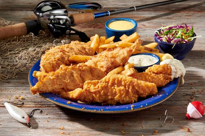 Order Catfish & Fowl Combo food online from Dockside Charlie store, Austell on bringmethat.com