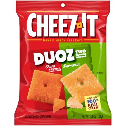 Order Cheez-It Duoz Sharp Cheddar Parmesan 4.3oz food online from 7-Eleven store, Bulverde on bringmethat.com