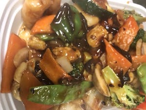 Order L午.Shrimp with Garlic Sauce 鱼香虾L31 food online from Moon Wok store, Lenexa on bringmethat.com