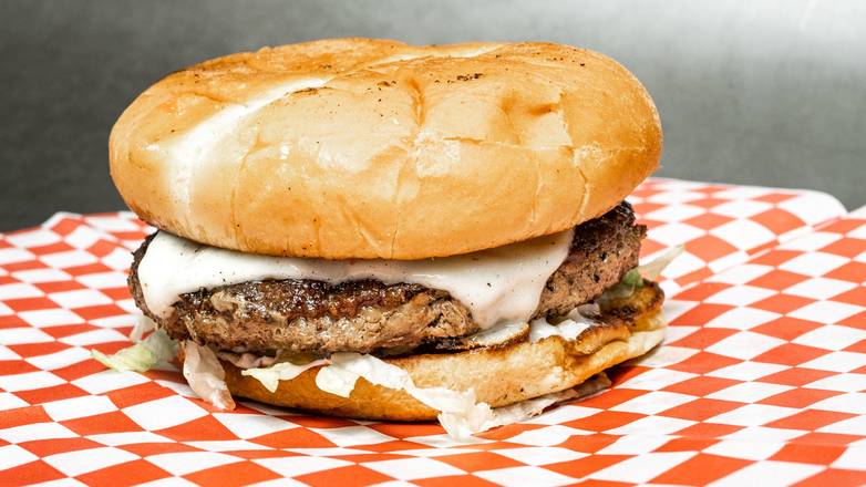 Order 4. Munch Burger (Angus Beef) food online from Munch Hut deli and store store, Athens (Clarke County) on bringmethat.com
