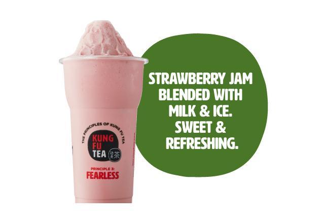 Order Strawberry Milk Slush food online from Kung Fu Tea store, Littleton on bringmethat.com