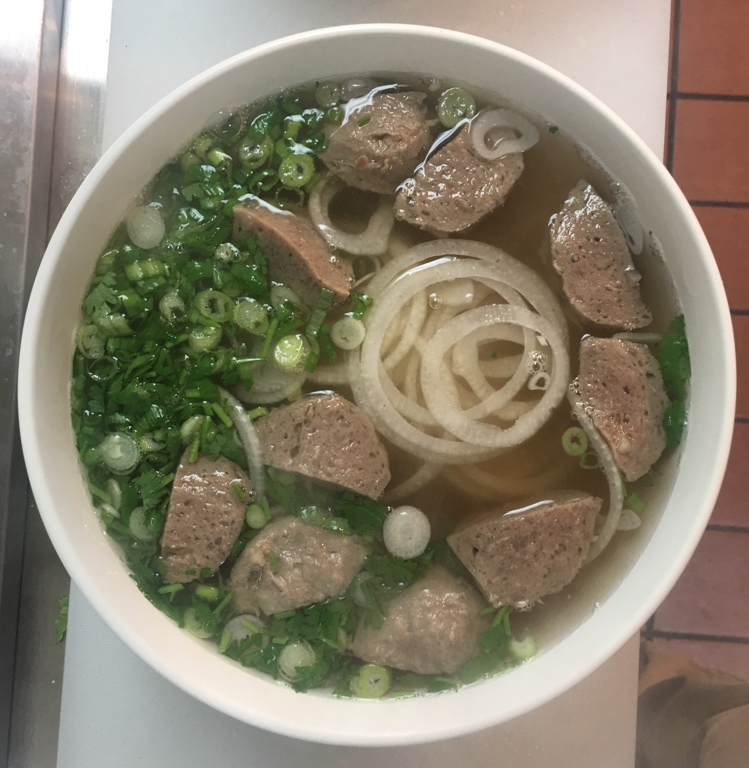Order 206. Meatball Noodle Soup food online from Vietnam Kitchen store, Fayetteville on bringmethat.com