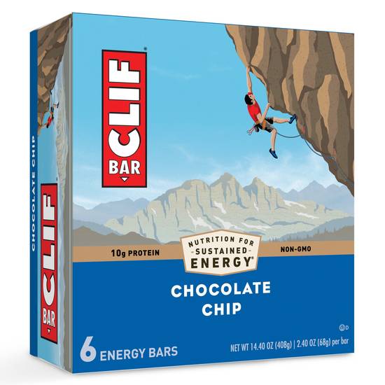 Order Clif Bar Energy Bars, 6 CT, Chocolate Chip food online from CVS store, GROSSE POINTE on bringmethat.com