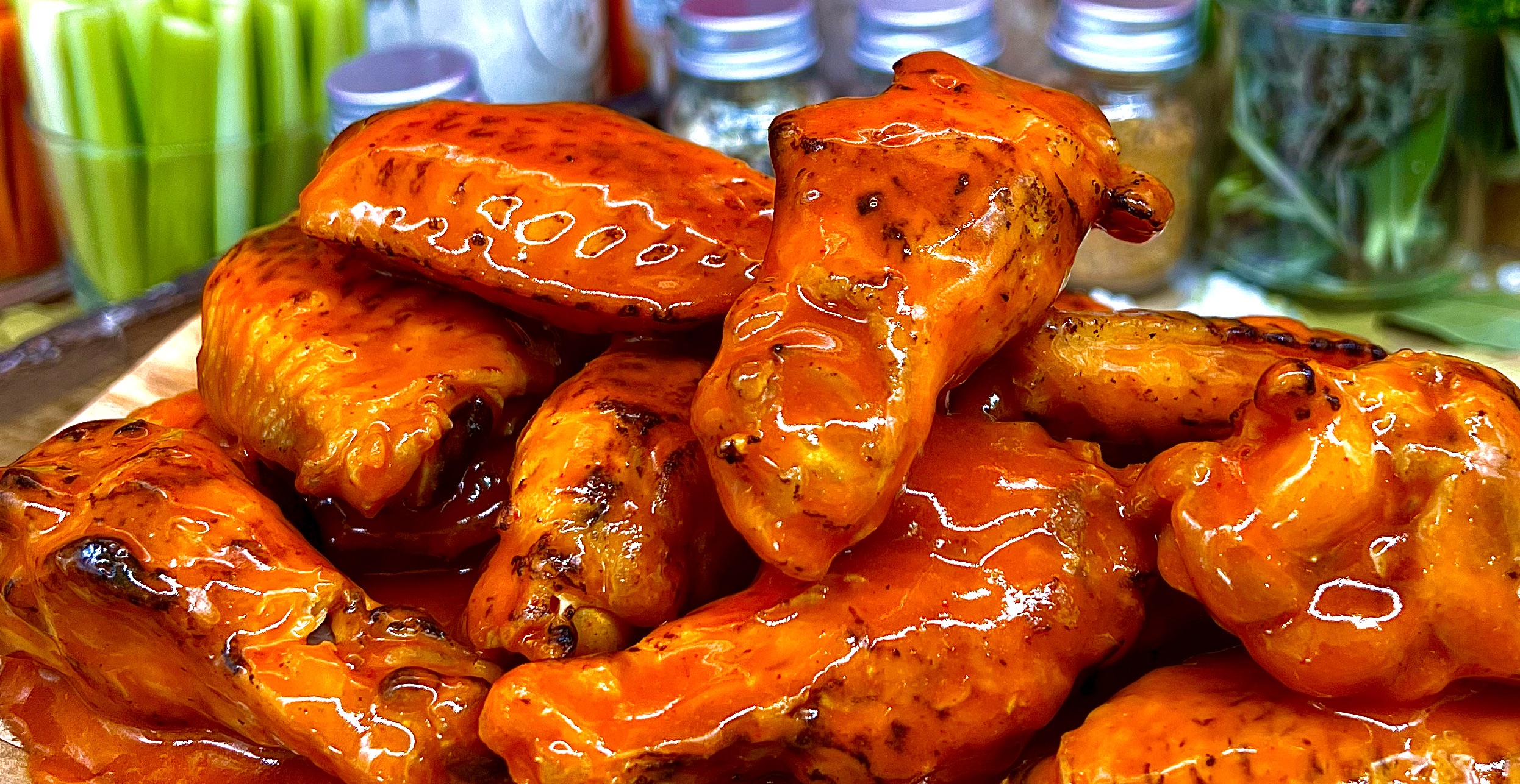Order Bone-In Wings - 18 food online from Wingdepo store, Cold Spring on bringmethat.com