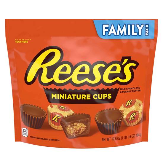 Order Reese's Milk Chocolate Peanut Butter Cups Miniatures (17.6 oz) food online from Rite Aid store, Yamhill County on bringmethat.com