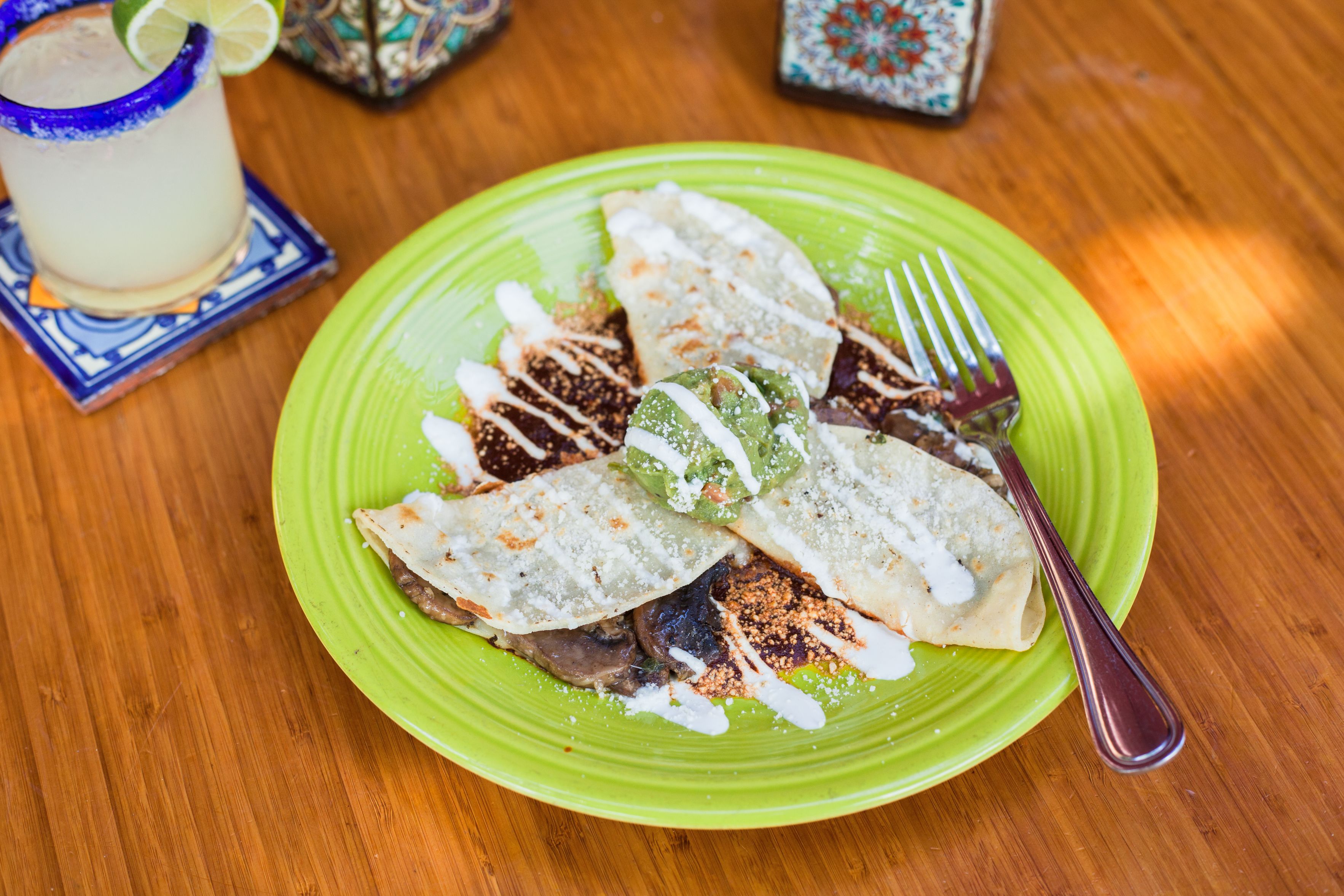 Order Hongos Quesadilla food online from Mission Cantina store, Seattle on bringmethat.com