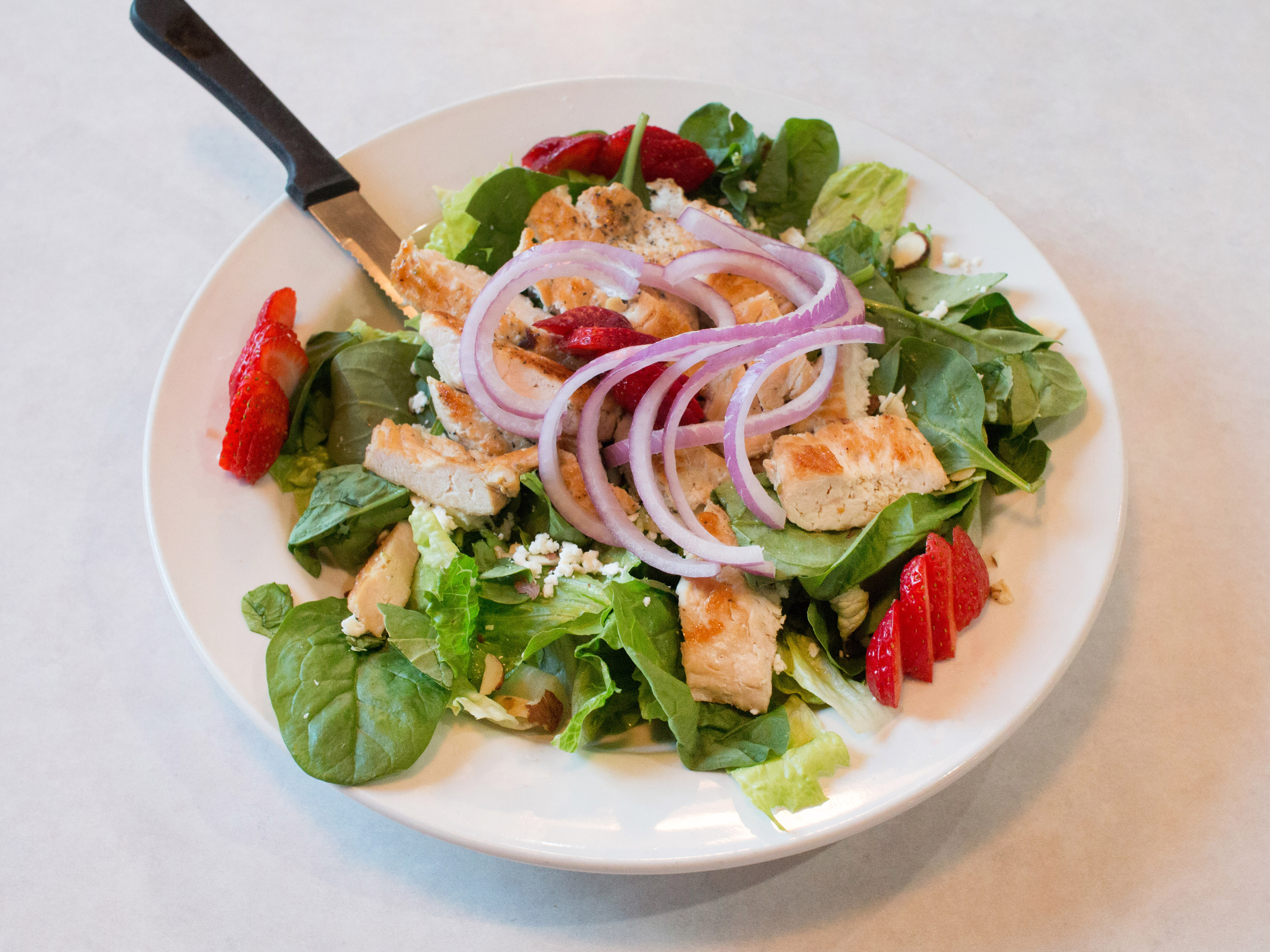 Order Grilled Chicken Salad food online from Rose Ann Kitchen store, Clinton Township on bringmethat.com