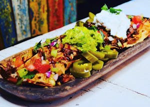 Order BBQ Nachos - Vegetarian food online from The Fish And The Hog store, Kamuela on bringmethat.com