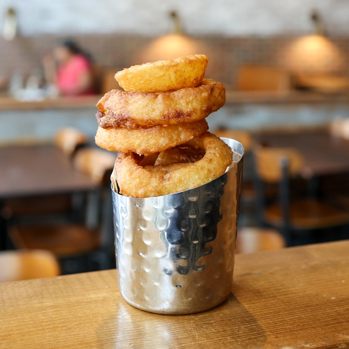 Order Onion Rings food online from Wingcraft Kitchen & Beer Bar store, Atlantic City on bringmethat.com