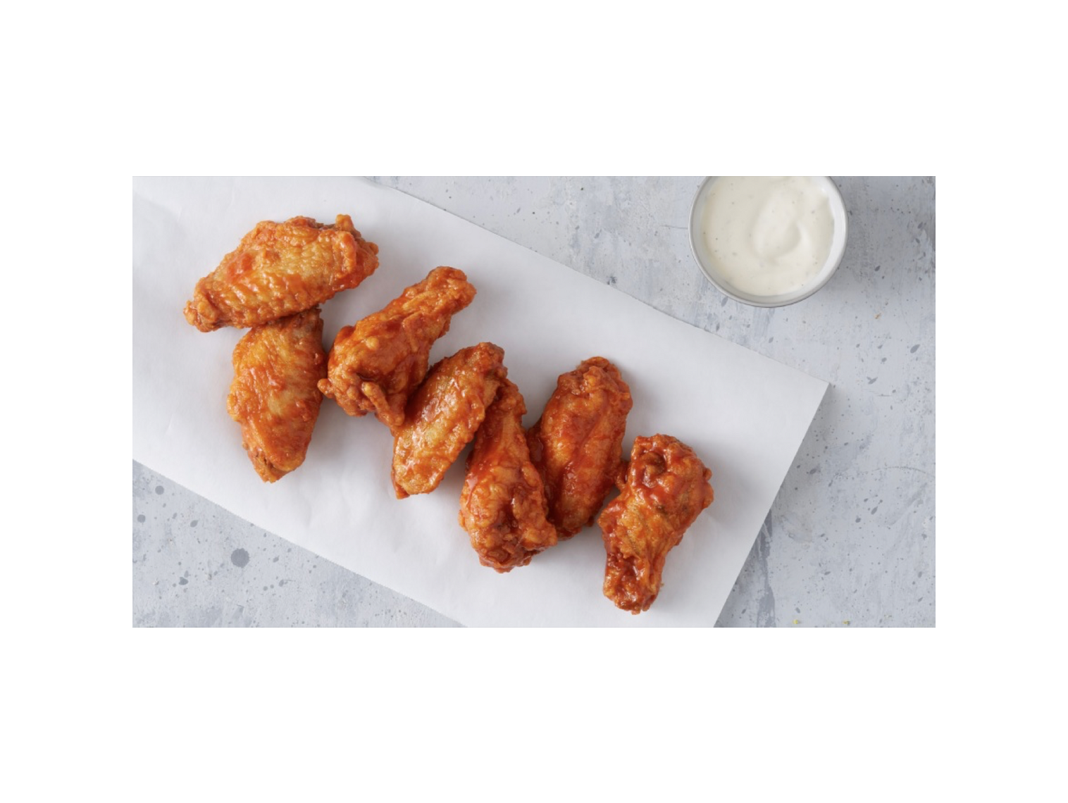 Order 6 Wing Meal food online from Wings Over store, Greenville on bringmethat.com