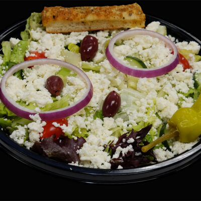 Order Small Greek Salad food online from Francos Pizza & More store, Kenmore on bringmethat.com