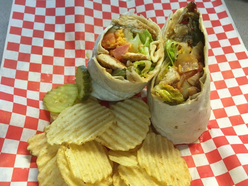 Order Chicken Fajita Wrap food online from Cafe With Soul store, Doylestown on bringmethat.com