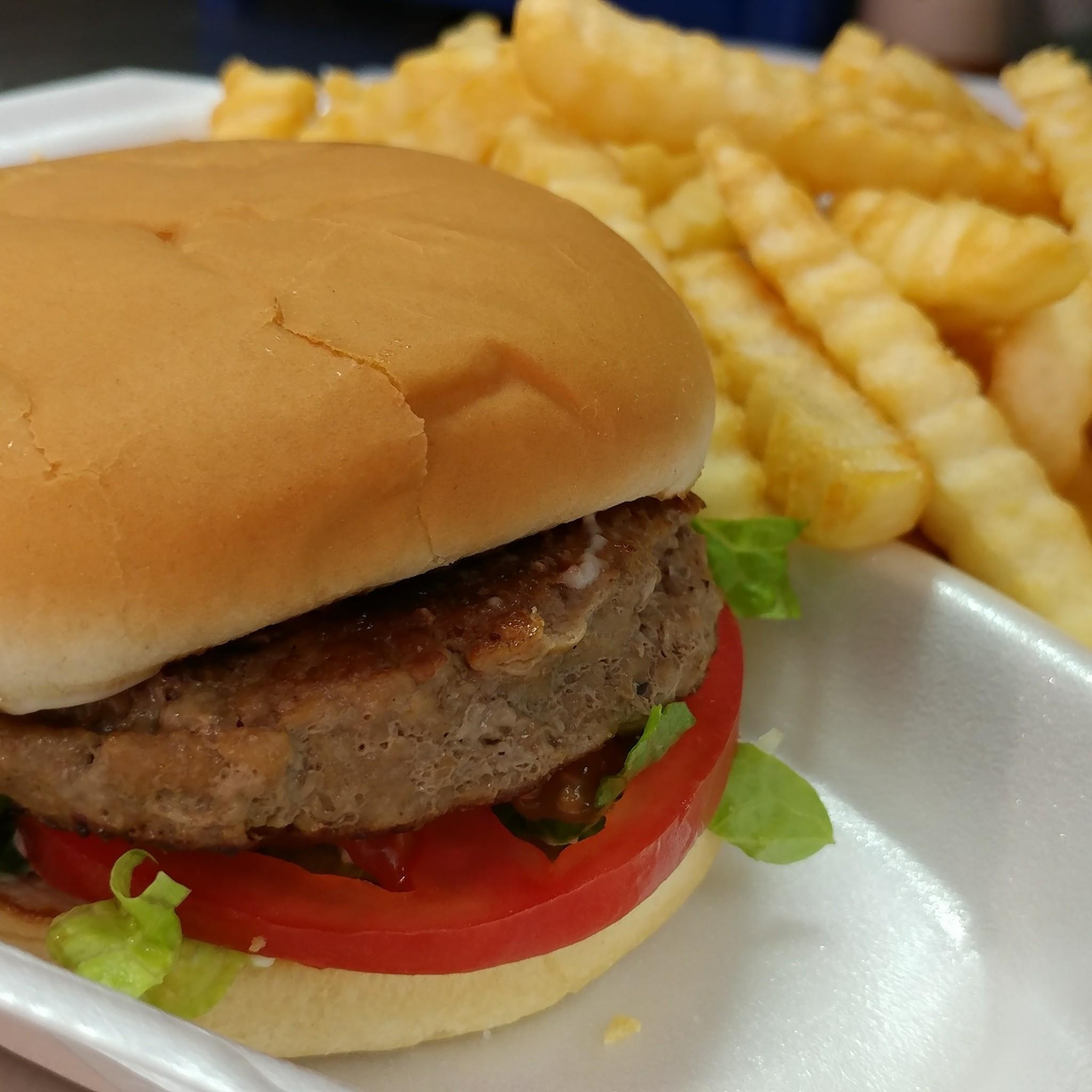 Order Turkey Burger with Fries food online from Chicken King store, Charlotte on bringmethat.com