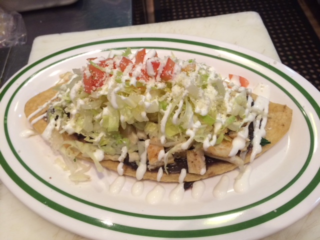 Order Huarache Regular food online from Viva Mexico Mexican Cuisine store, New York on bringmethat.com