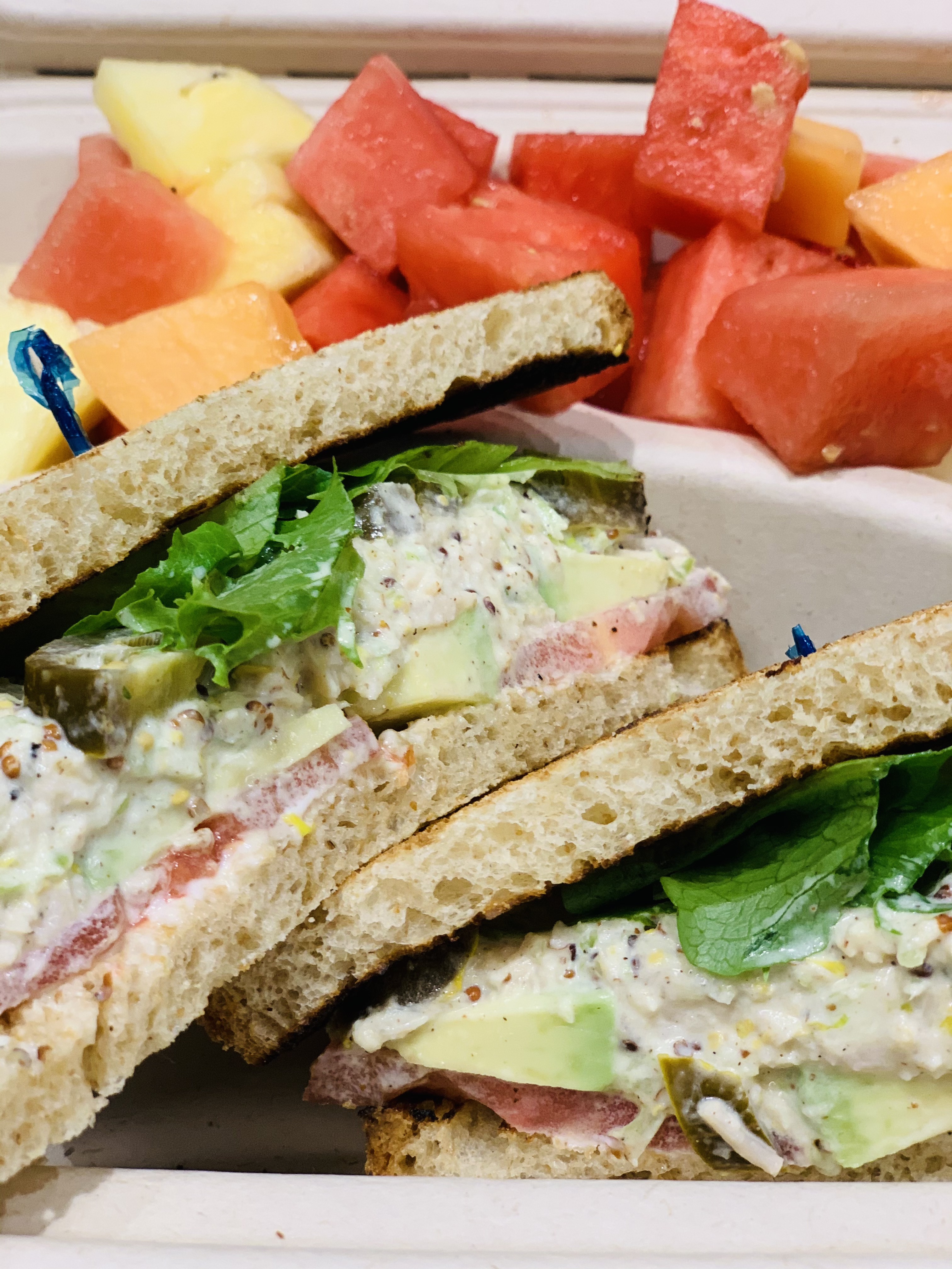 Order Avocado Chicken Salad Sandwich food online from High Xii Cafe store, Oakland on bringmethat.com