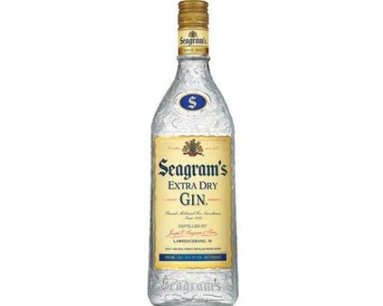 Order Seagram's Extra Dry, 750mL gin (40.0% ABV) food online from Windy City Liquor Market store, El Cajon on bringmethat.com