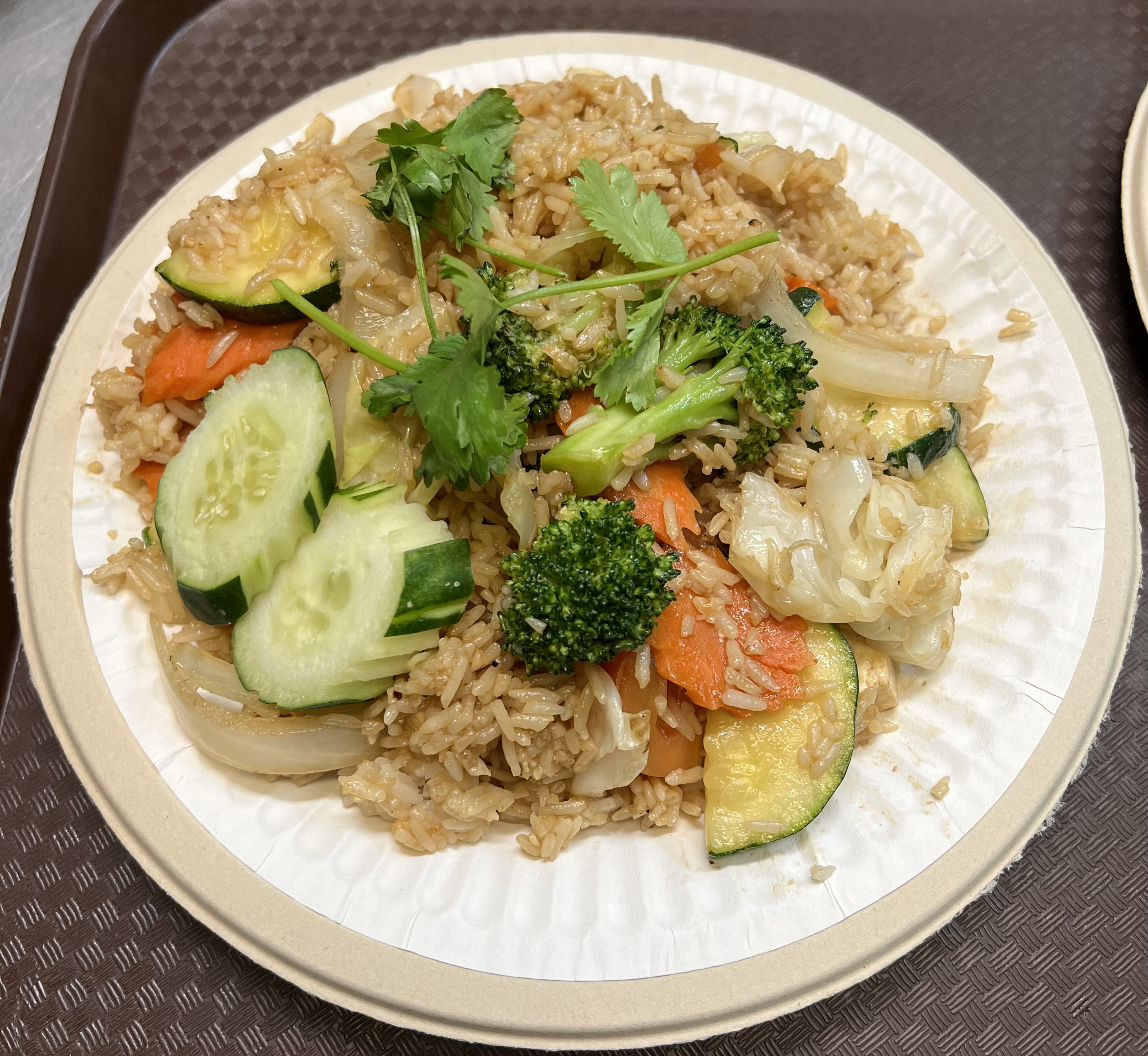 Order Vegetable Tofu Fried Rice food online from Thai Vegan store, Santa Monica on bringmethat.com