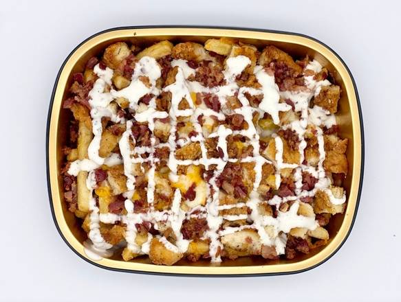 Order Chicken Bacon Ranch Fries food online from Burgers Shakes store, Morganville on bringmethat.com